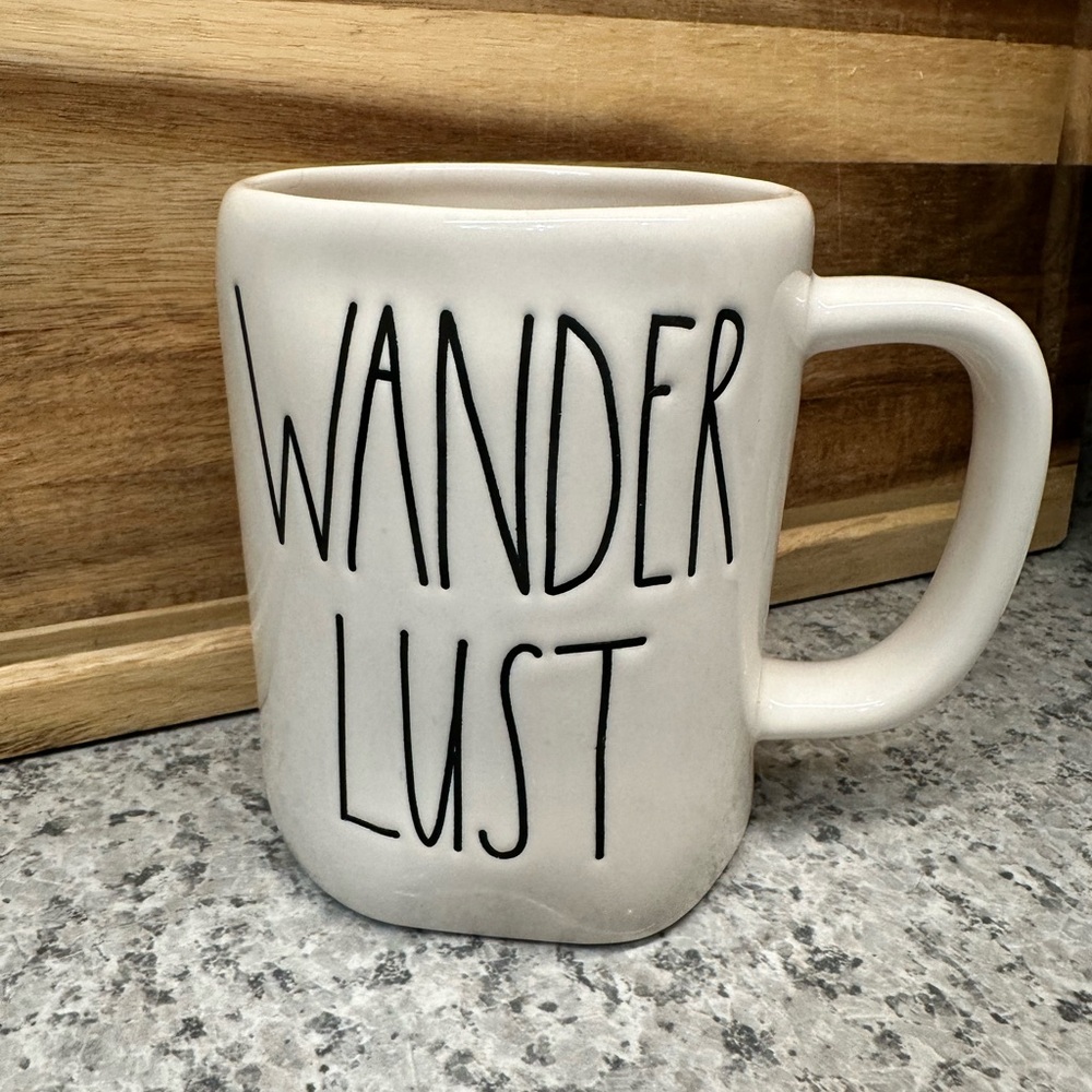 Rae Dunn “Wanderlust” Ceramic Mug